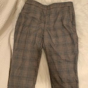 Zara women’s plaid pants